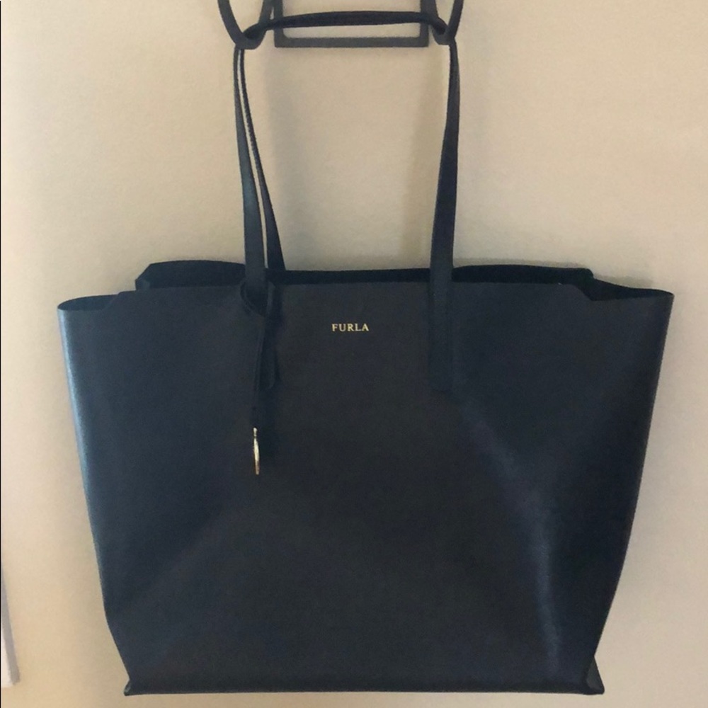 Furla black purse